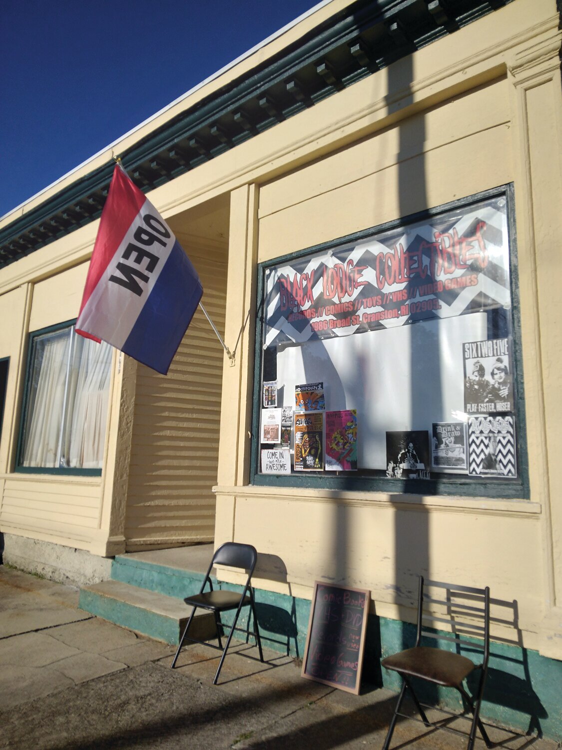 Black Lodge Collectibles is located at 1986 Broad Street in Cranston.